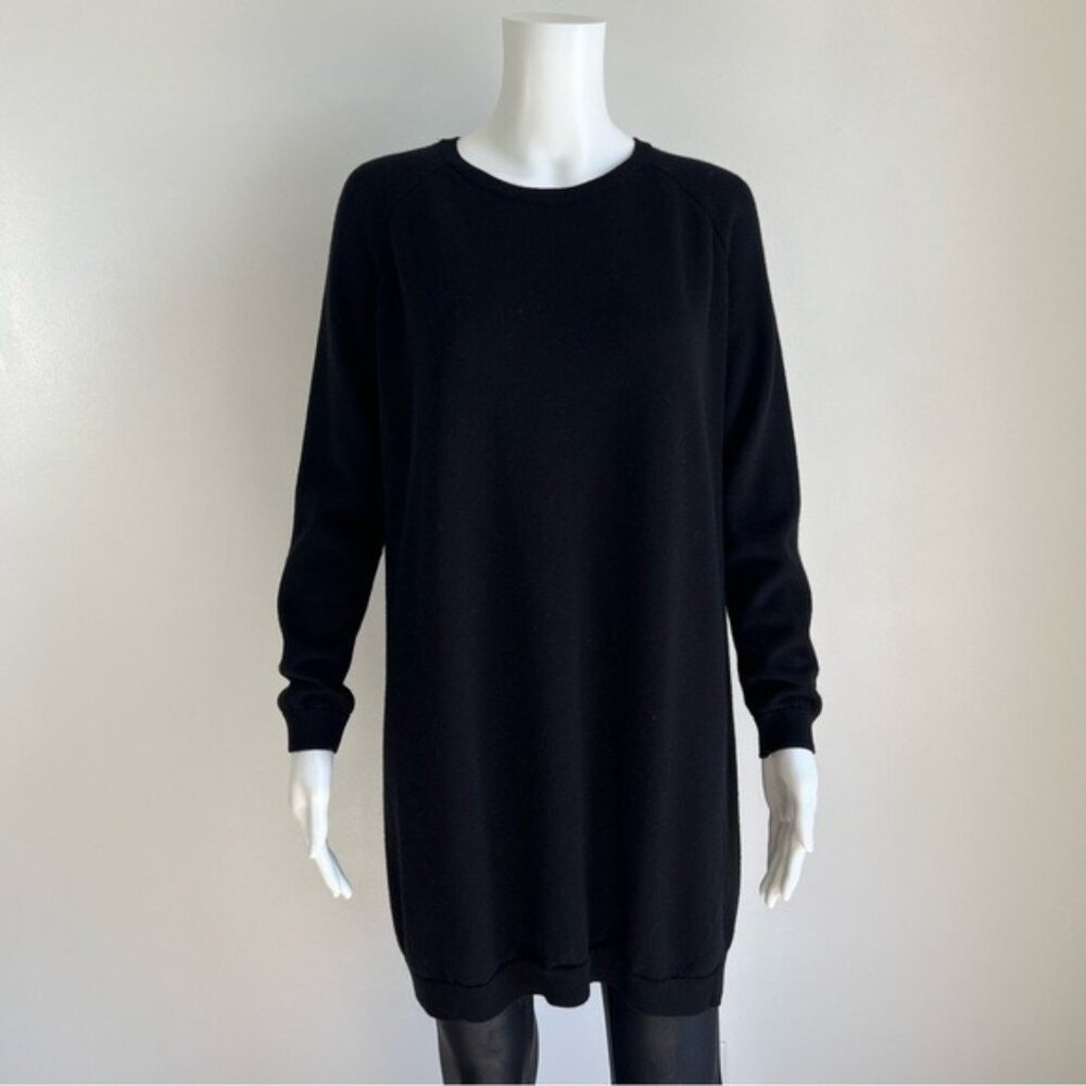 COS Black Long Sleeve Knit Sweater Dress